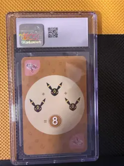 Sylveon Pokemon Playing Cards 2019 Korean Point Salad Eevee Edition CGC GEM 10 - Image 2