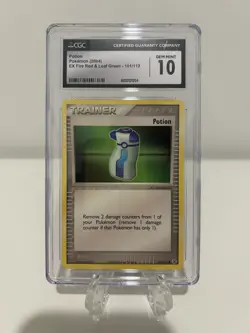 2004 Pokemon EX Fire Red & Leaf Green Potion Trainer Card CGC 10 (POP 41) - Image 1