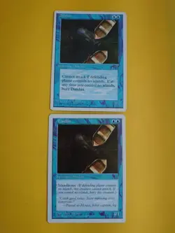 Dandan x2 white border Summon Magic the Gathering 2 Card. - Image 1