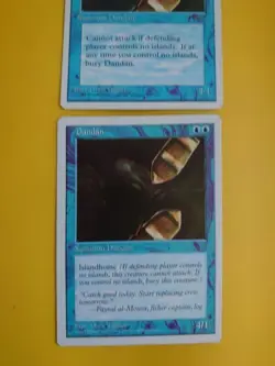 Dandan x2 white border Summon Magic the Gathering 2 Card. - Image 2