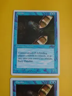 Dandan x2 white border Summon Magic the Gathering 2 Card. - Image 3