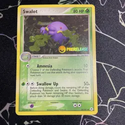 Pokemon Swalot EX Hidden Legends Prerelease Promo Card 50/101 - Pack fresh - Image 1