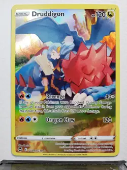 HOLO Druddigon TG09/TG30 NM / M - Silver Tempest Trainer Gallery Pokemon Card - Image 1