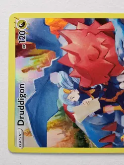 HOLO Druddigon TG09/TG30 NM / M - Silver Tempest Trainer Gallery Pokemon Card - Image 2