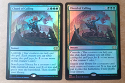 2x Chord of Calling MTG Magic Cards Promo Foil Double Masters Unplayed Near Mint - Image 1