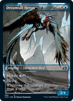 Dreamtail Heron (Showcase) FOIL Ikoria: Lair of Behemoths NM CARD ABUGames - Image 1
