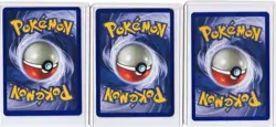 Lot of 3 1999 Pokemon Fossil Common Non-Holo Cards WOTC Ekans Arbok Seadra - Image 2