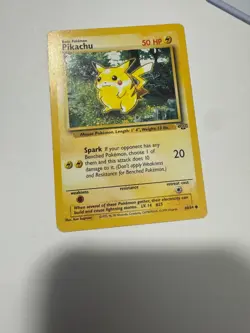 Pikachu 60/64 Vintage Pokemon Card 1999 Rare Nintendo Wizards of the Coast - Image 2