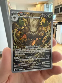 Pokemon TCG Shiftry 163/162 Temporal Forces Illustration Rare Card NM Condition - Image 3