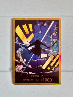 DON!! Card Roronoa Zoro PRB-01 Gold Frame *NM* THE BEST One Piece F/S from Japan - Image 1