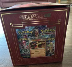 Pokemon TCG Charizard ex Super Premium Collection New Sealed 3 Cards 1 Figure 👾 - Image 3
