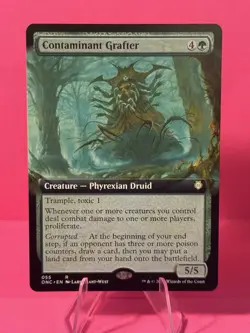 Contaminant Grafter (Extended Art) Commander: Phyrexia: All Will Be One Regular - Image 1