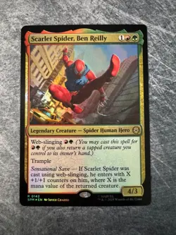 Scarlet Spider, Ben Reilly Marvel's Spider-Man Foil NM - MTG - Image 1
