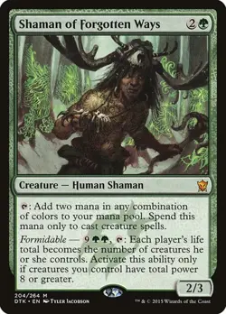 Shaman of Forgotten Ways Dragons of Tarkir MP MTG - Image 1