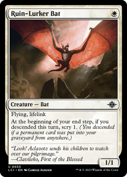 Ruin-Lurker Bat [The Lost Caverns of Ixalan] Magic MTG - Image 1