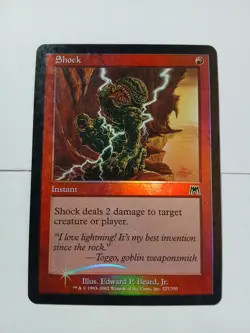 Magic The Gathering Shock (foil) Onslaught Near Mint Condition ●64 - Image 1