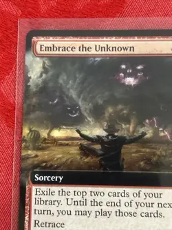 MTG - Embrace the Unknown - #64 Extended Art R Commander: OTJ - Image 3