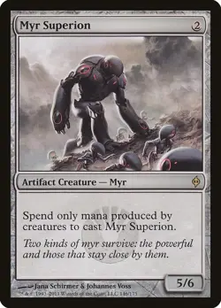 Myr Superion MP #146 New Phyrexia MTG - Image 1