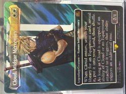Cloud, Midgar Mercenary (Borderless) (Surge Foil) Final Fantasy Foil - Image 1