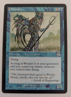 Magic Mtg Judgment Wonder lightly played - Image 1