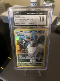 CGC 10 GEM MINT Wyrdeer TG06/TG30 Astral Radiance Trainer Gallery Holo Pokemon - Image 3