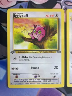 1st Edition Wigglytuff 32/64 and Jigglypuff 54/64 Jungle Set Pokemon TCG WOTC - Image 2