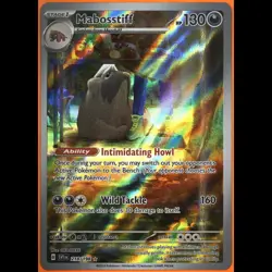 TAG 9.0 MINT Mabosstiff 2023 Pokemon Pokemon Scarlet & Violet #218 - Image 3