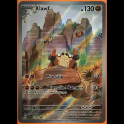 TAG 8.5 NM MT Klawf 2023 Pokemon Pokemon Scarlet & Violet #217 - Image 3