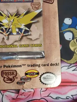 1999 Pokemon Fossil Blister Pack - Factory Sealed (Unopened) WOTC Zapdos - Image 4