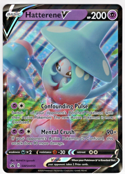 2021 Pokemon Champion's Path Black Star Promos #SWSH055 Hatterene Oversized - Image 1