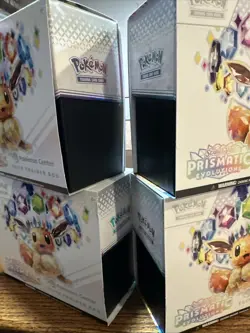 EMPTY Pokemon TCG Prismatic Evolution Pokemon Center Elite Trainer Box CASE - Image 4