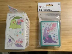 Pokemon Center Official Sleeves + Deck Box We're Goomy - New 🇺🇸 - Image 2