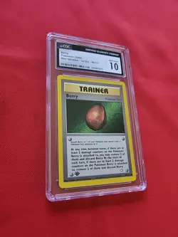 GEM MINT Pokemon: Berry #99/111 1st Edition Neo Genesis 2000 - CGC 10 - A60 - Image 5