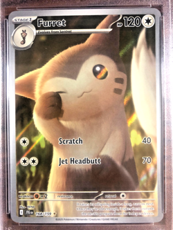 Furret Illustration Rare #168 - PSA GEM MT 10 - Journey Together - Pokemon TCG - Image 2