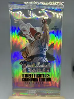 Sealed Street Fighter 2: Champion Edition Promo Card PSA Magazine Exclusive New - Image 1