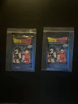 DragonBall Z Collectible Card Game 2 Pack Saiyan Saga Series Vtg 2000 DBZ Sealed - Image 1