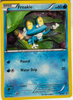 Froakie 12/39 XY Kalos Trainer Kit Holo Pokemon Card LP - Image 1