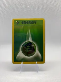 VINTAGE Grass Energy 99/102 LIGHTLY PLAYED Pokemon Card TCG - Image 1