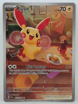 Plusle 193/182 Illustration Rare Paradox Rift 💎PACK FRESH NM💎 Pokemon Card - Image 1