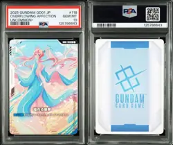 PSA 10 Gundam Card Game “Overflowing Affection” U+ Parallel GD01-118 (Japanese) - Image 1