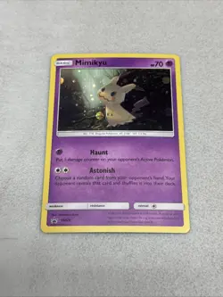 Mimikyu - SM29 - Pokemon Sun & Moon Promo Holo Rare Card LP With Swirl - Image 1