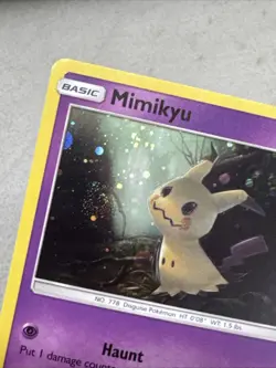 Mimikyu - SM29 - Pokemon Sun & Moon Promo Holo Rare Card LP With Swirl - Image 3