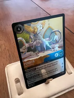 Disney Lorcana TCG Perdita Playful Mother Cold Foil Promo Card 21/P2 English - Image 4