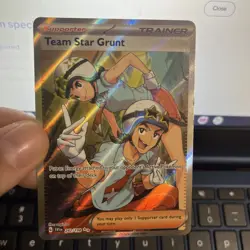 Team Star Grunt 242/198 SV01: Scarlet & Violet Base Set Holo Pokemon Card - Image 1