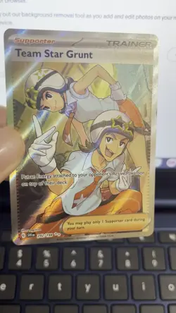 Team Star Grunt 242/198 SV01: Scarlet & Violet Base Set Holo Pokemon Card - Image 2