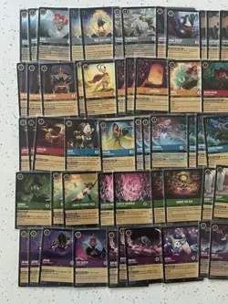 Disney Lorcana Fabled Card Lot Of 100 Rare And Super Rare Non Cold Foil - Image 2