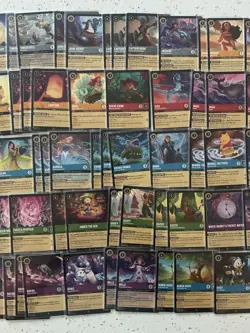 Disney Lorcana Fabled Card Lot Of 100 Rare And Super Rare Non Cold Foil - Image 3