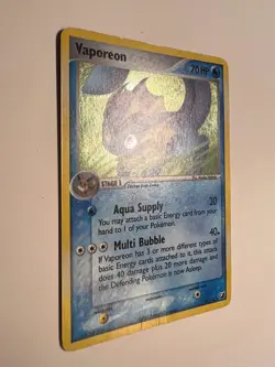 Vaporeon 19/115 Unseen Forces Holo Pokemon Card MP - Image 2