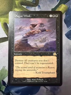 1x Plague Wind-LP- Prophecy- Mtg Magic The Gathering Card- Free Shipping - Image 1