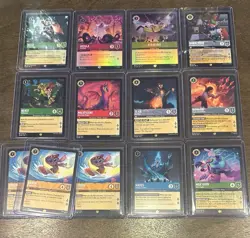 Disney Lorcana TCG card lot - Legendaries, Epics, Super Rares, Foils, Non-Foils - Image 1